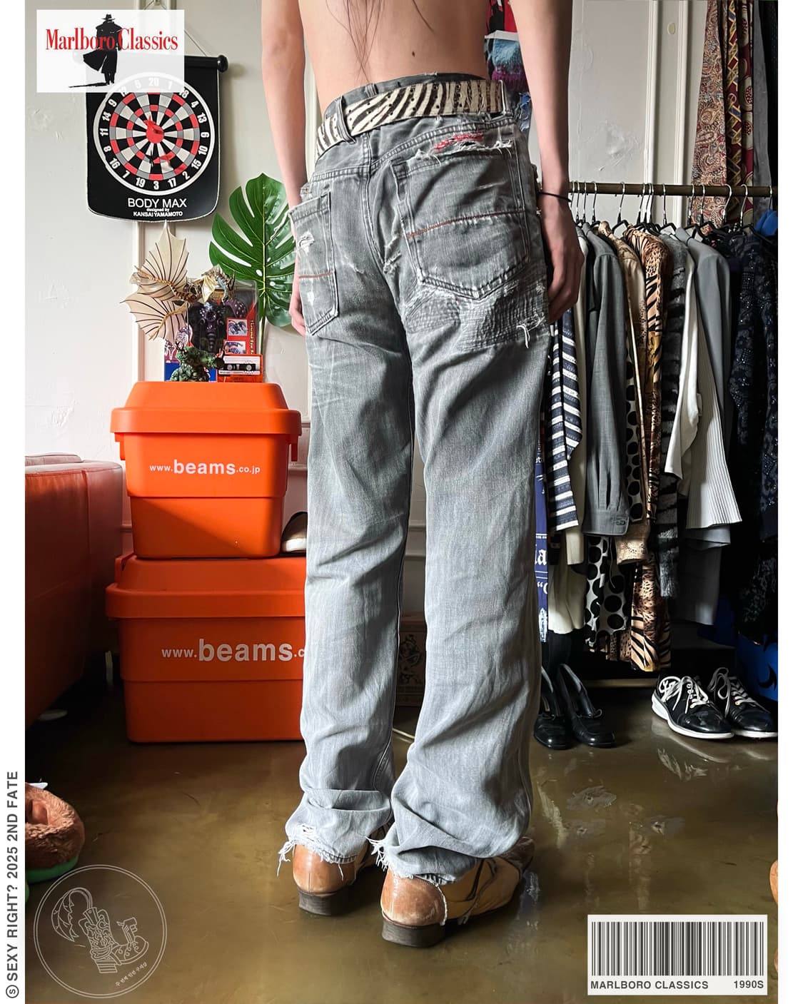 1990s Marlboro Classics Boro Denim Pants 상품이미지2