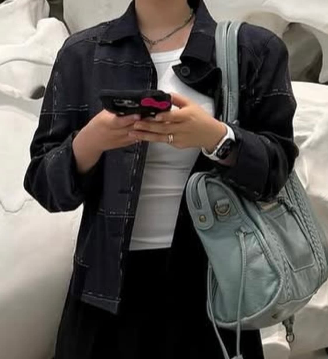 Hautton 빈티지 체크 자켓 상품이미지1