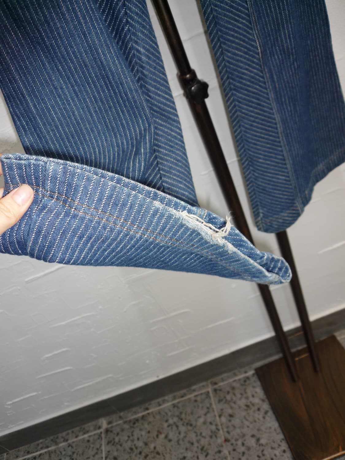 vintage striped denim 상품이미지6