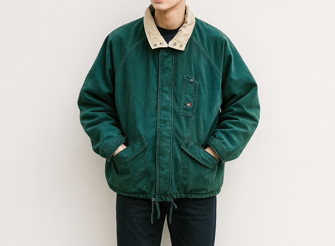 LEE 리 그린 컬러 리버시블 야상 점퍼_L 상품이미지1