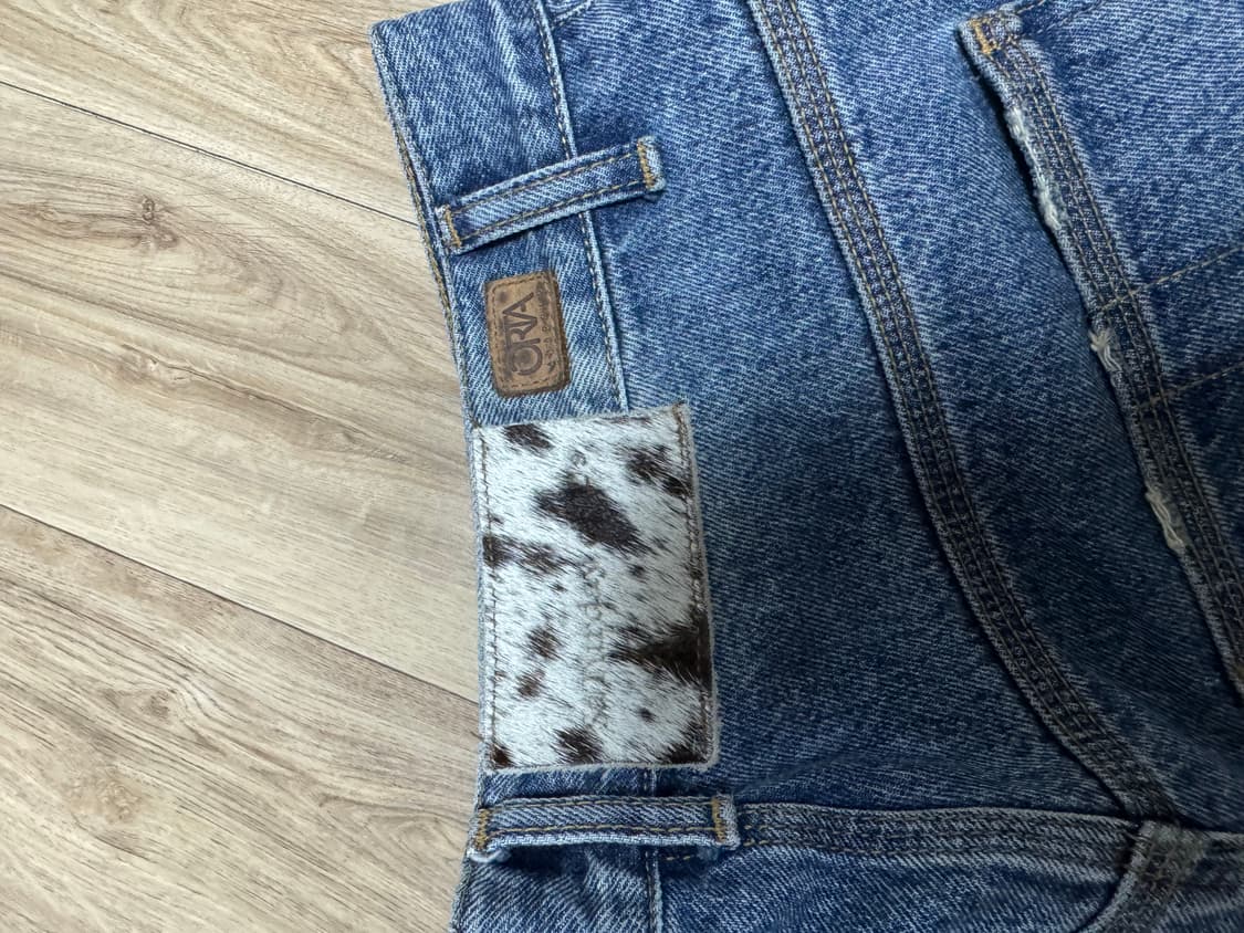 23fw 와이드 데님팬츠 미드 블루 s 사이즈 상품이미지6