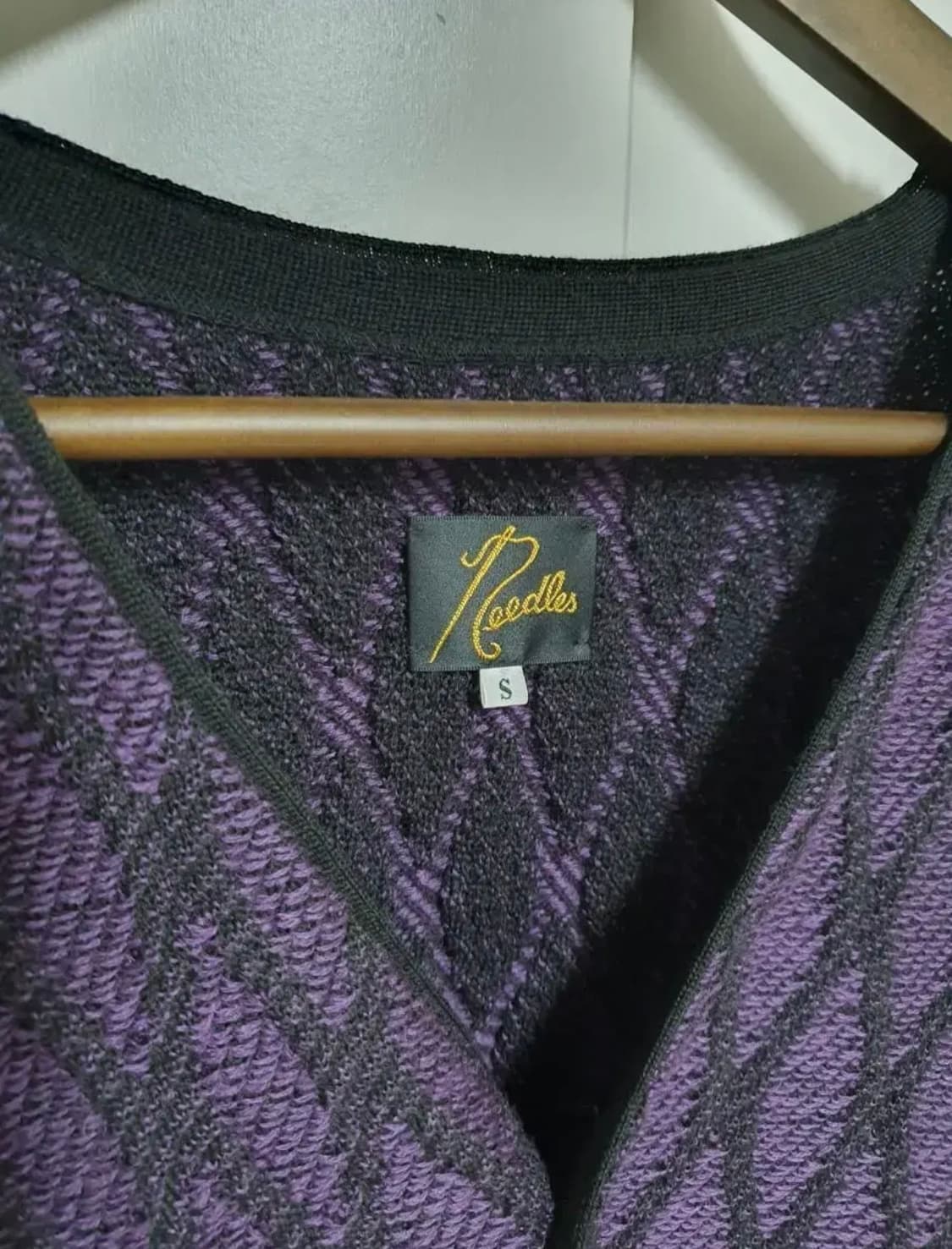 니들스 자카드 가디건 상품이미지2