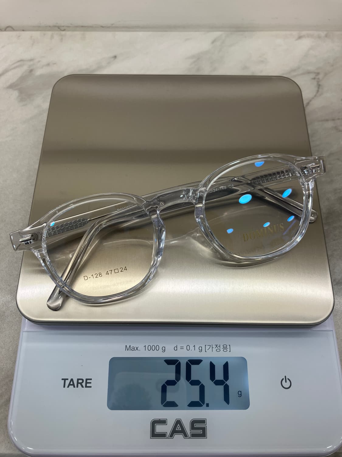 B86 DMN 클리어 웰링턴 뿔테 안경128 상품이미지8
