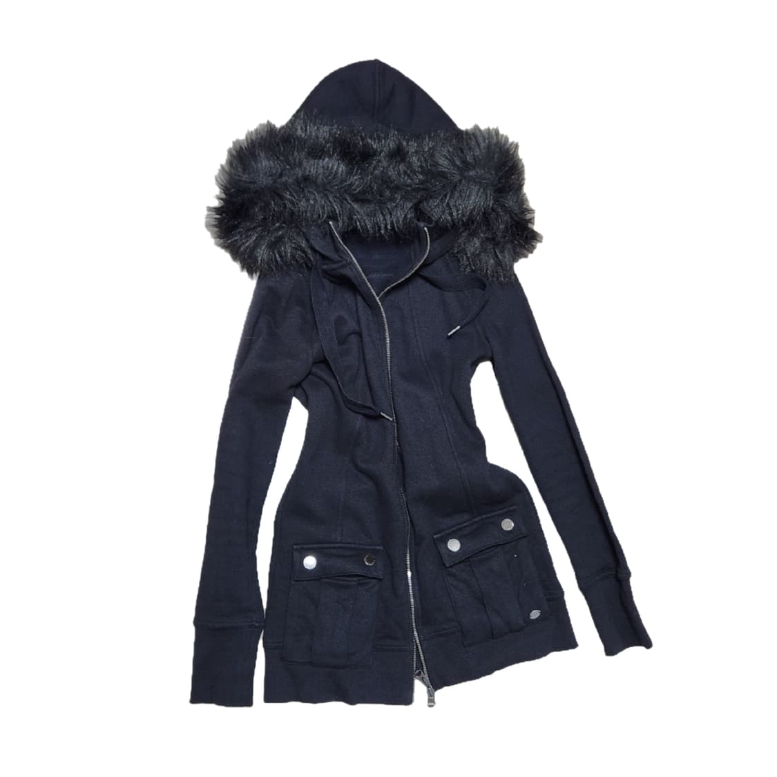 펑크 울프죠 기모 후드집업 상품이미지1