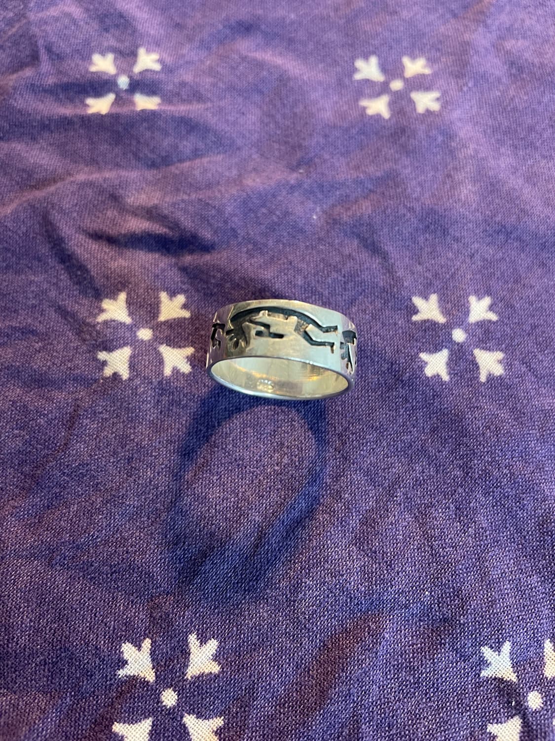 Vintage 925 Silver Kokopelli Ring   상품이미지2
