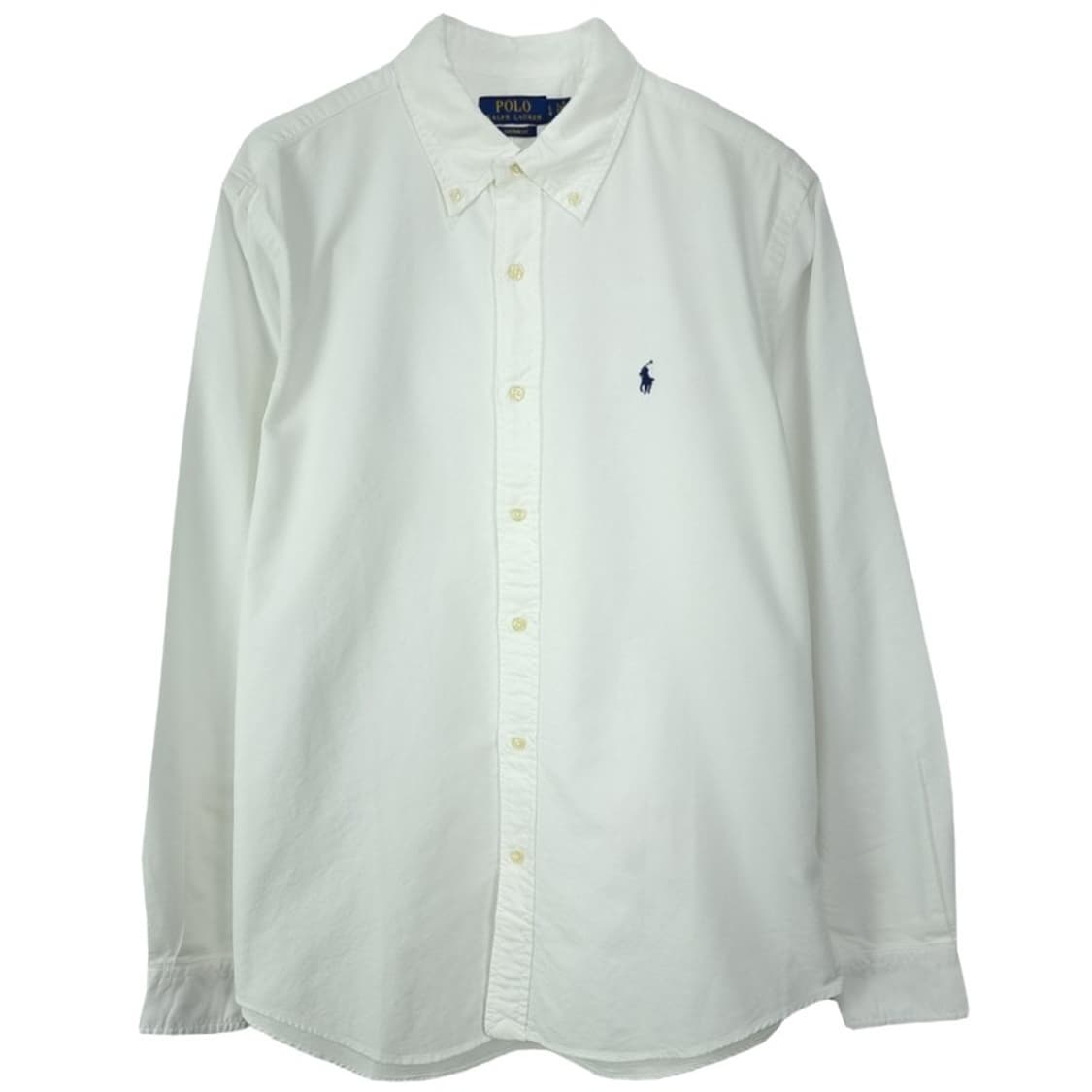 [폴로 랄프로렌] 포니 자수 커스텀핏 옥스포드 셔츠 화이트 M19396 상품이미지2