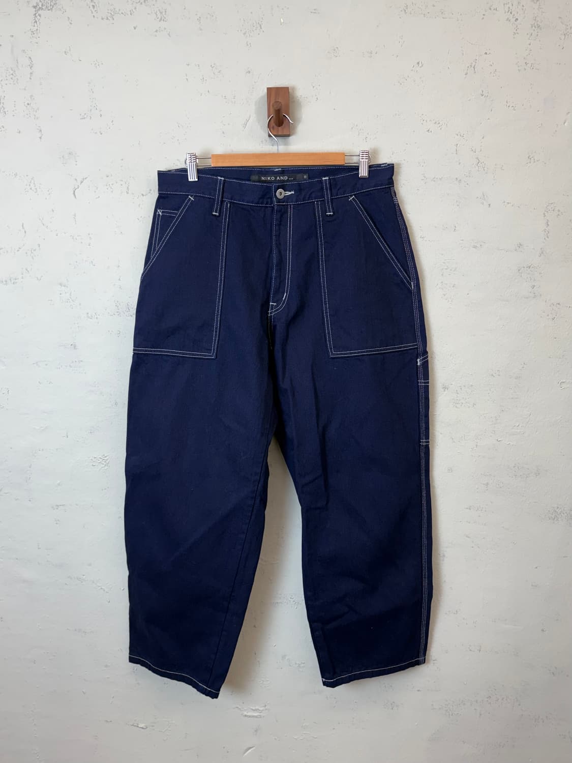 니코앤드 와이드 실루엣 카펜터 데님팬츠 상품이미지1