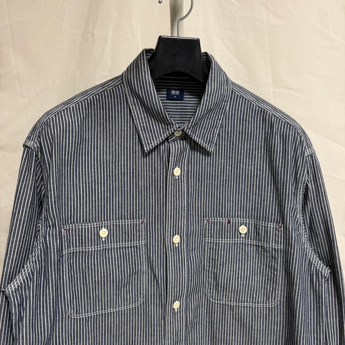 유니클로 히코리 워크셔츠 / M 상품이미지2