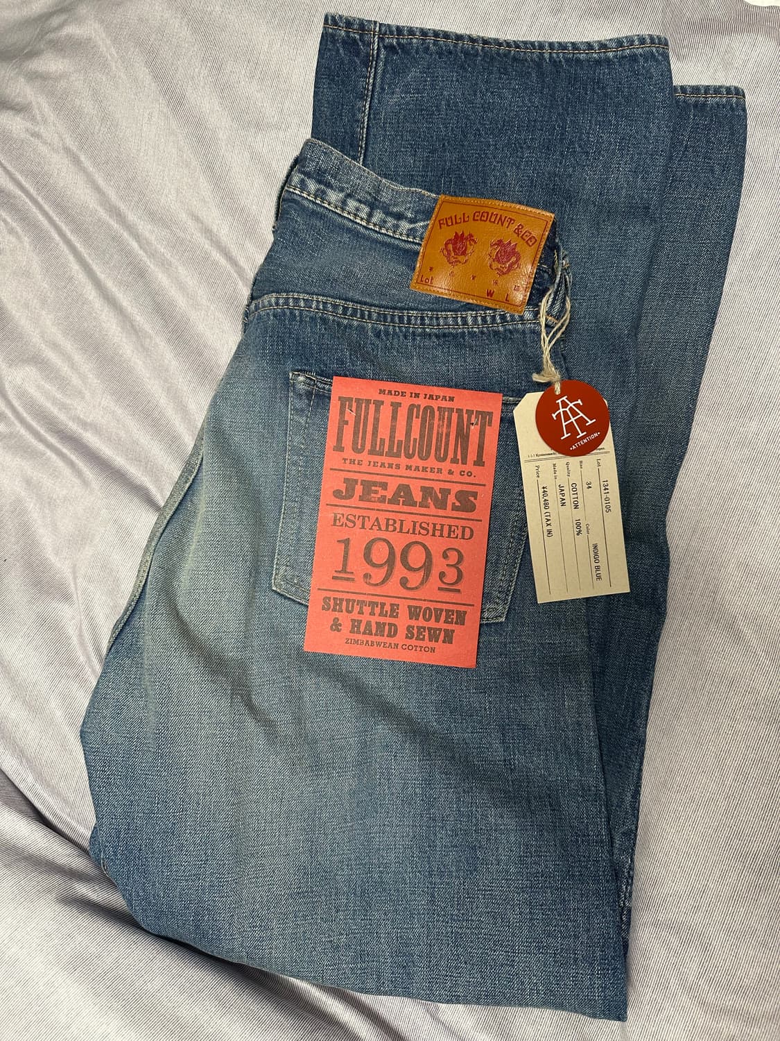 풀카운트 다트포드 0105 34사이즈 새상품 상품이미지1