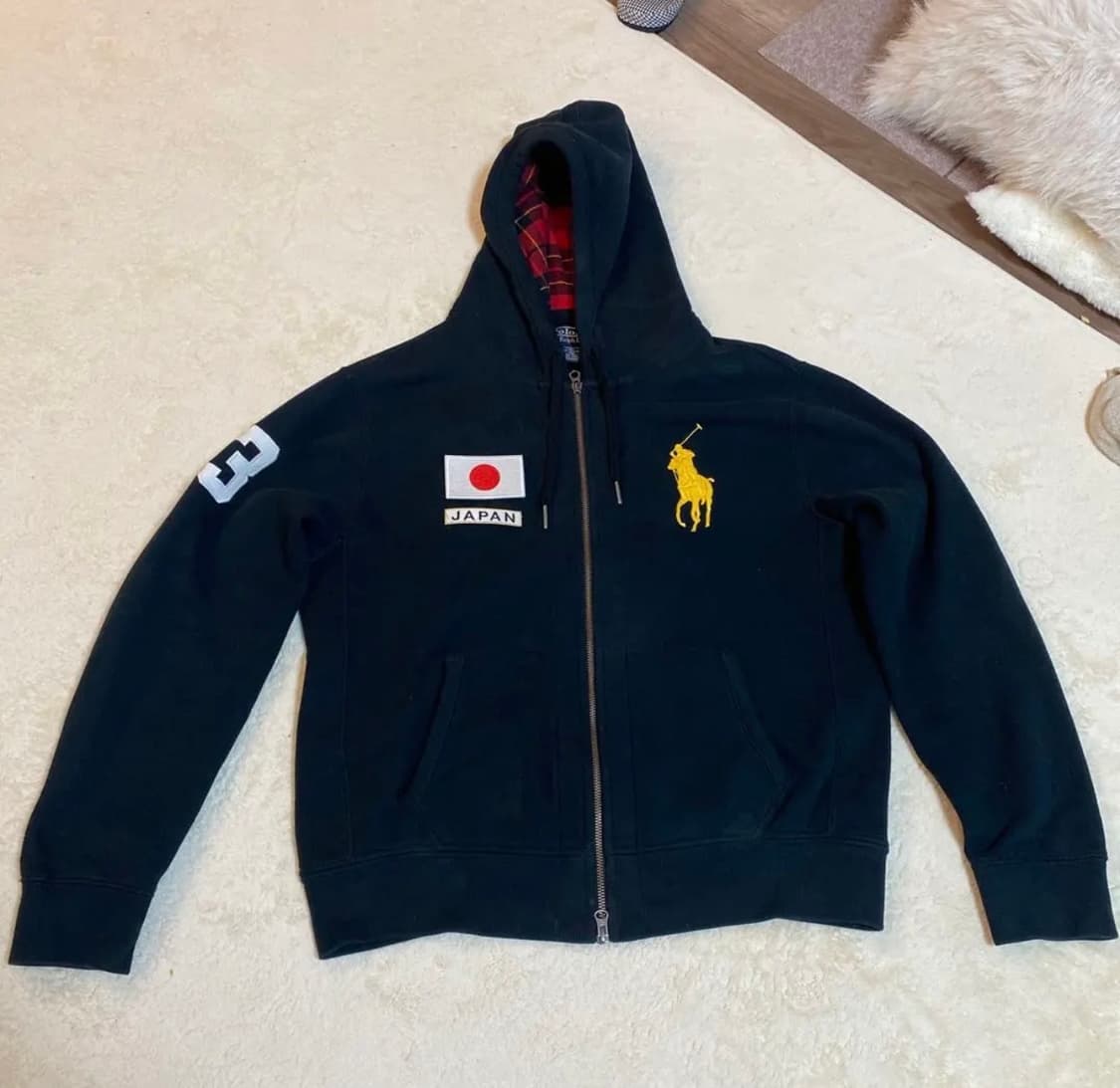폴로 빅포니 재팬 체크후드집업 (안팔리면 제가 구매예정) 상품이미지1