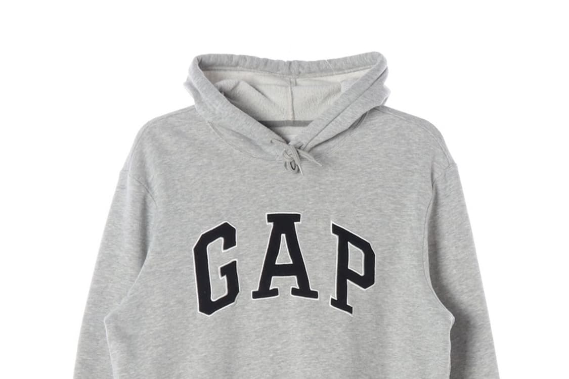 GAP 아치 빅로고 그레이 후드티 M 상품이미지3