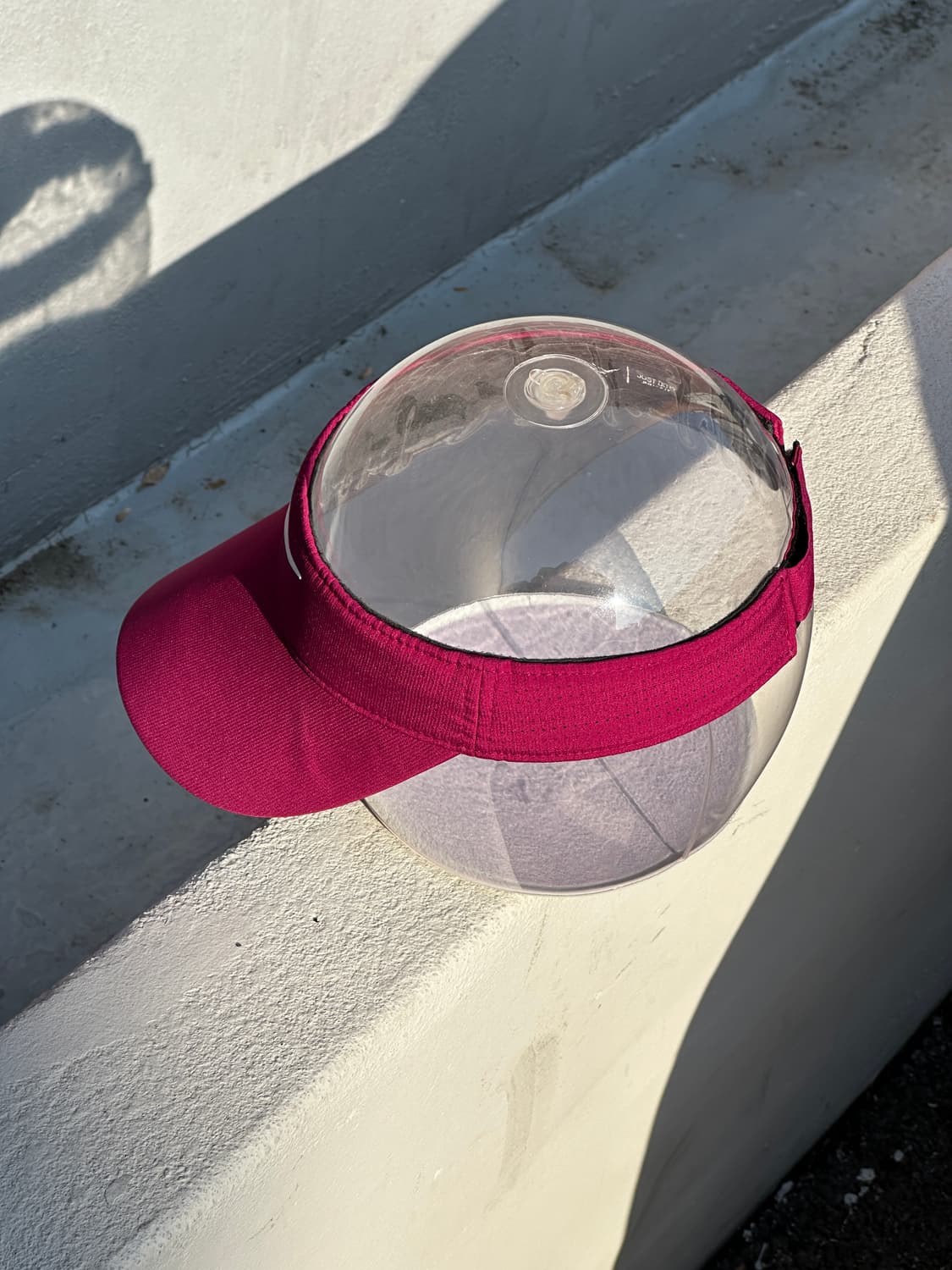 [F] 나이키 버건디 썬바이저 썬캡 모자 상품이미지3