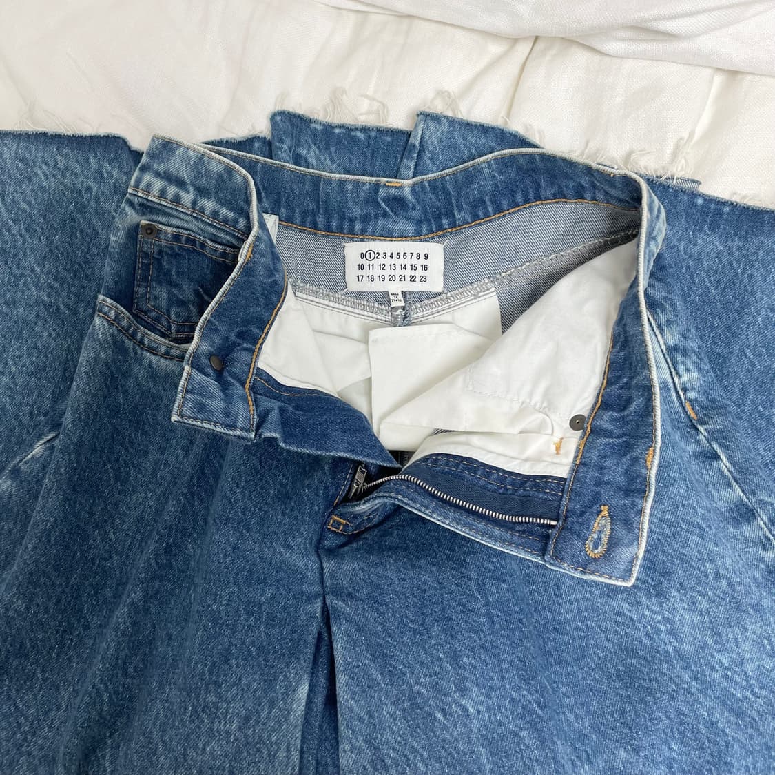 메종 마르지엘라 Margiela 데님 퀼로트 큐롯 스커트 팬츠 쇼츠 상품이미지8