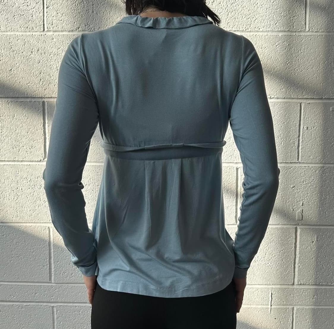 빈티지 cop copine 베이비블루 블라우스 상품이미지4