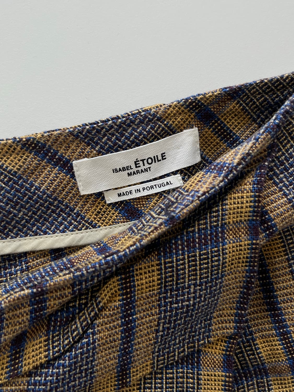 front point check skirt 상품이미지9
