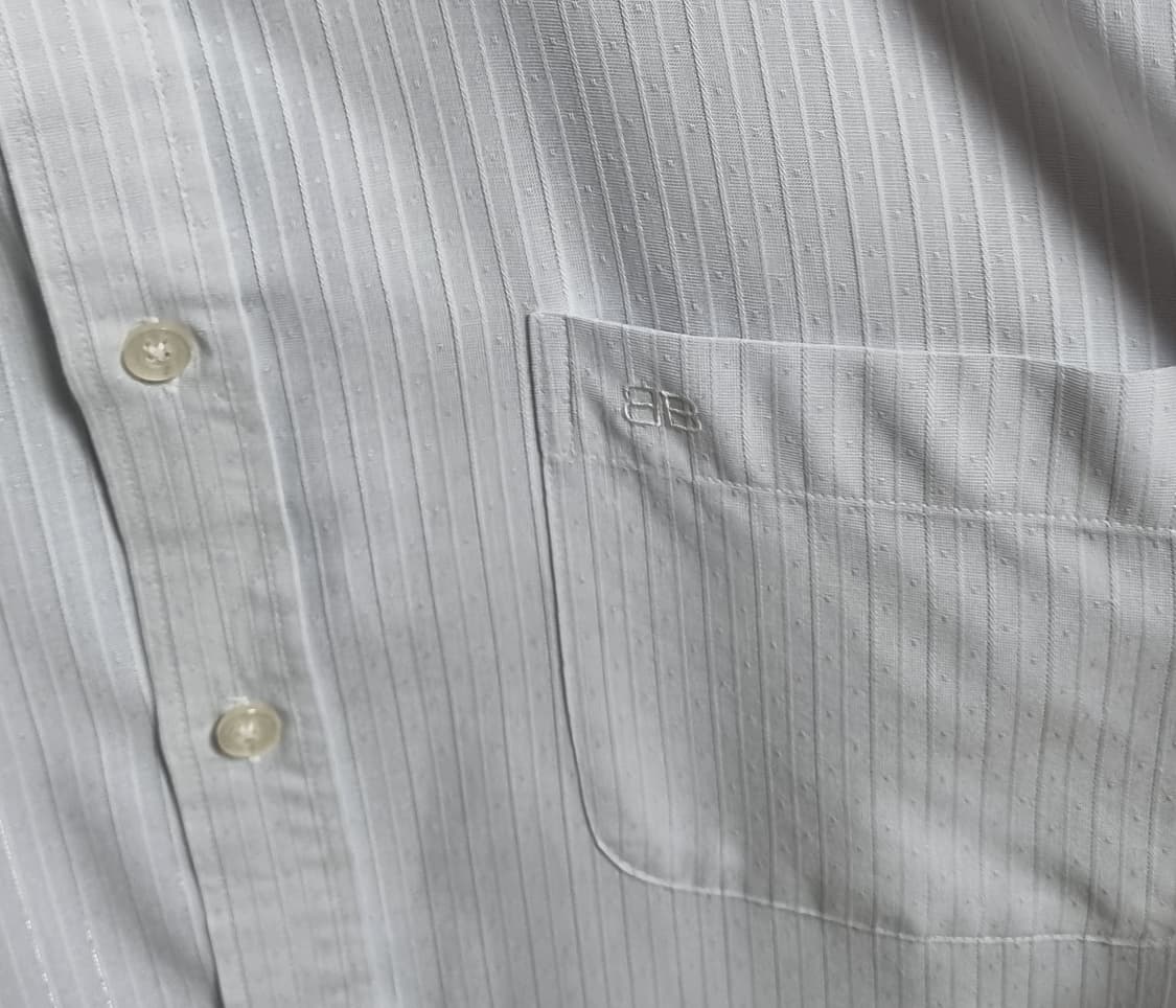 오버핏 L ) 발렌시아가 빈티지 반팔셔츠 상품이미지3