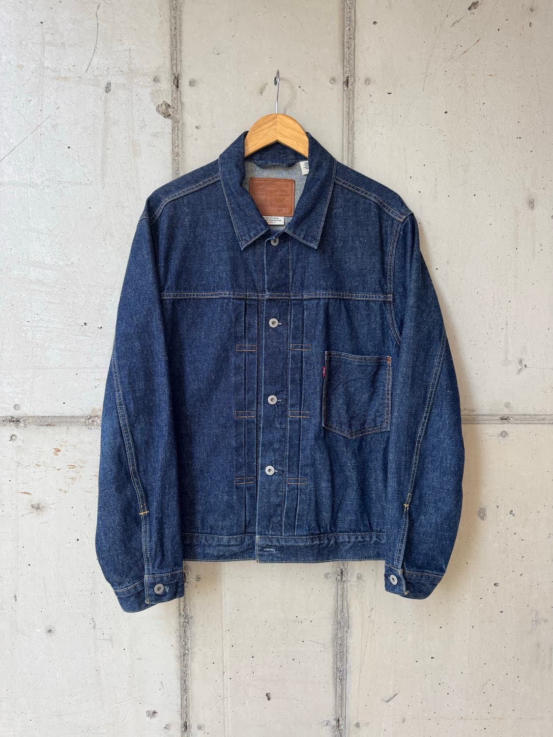 리바이스 프리미엄 햄프 셀비지 1세대 데님 자켓 상품이미지1