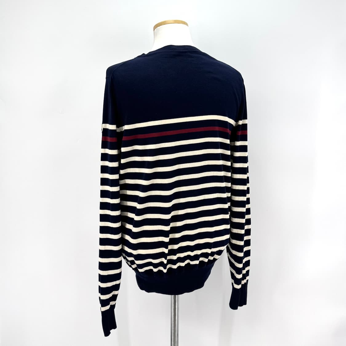 [XL사이즈] 몽클레어 스트라이프 니트 네이비 상품이미지6