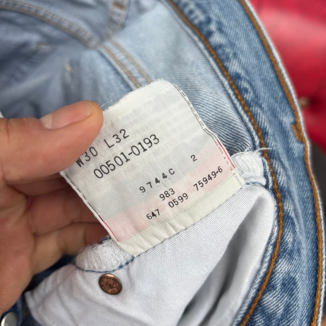 90년대 리바이스 501 상품이미지10
