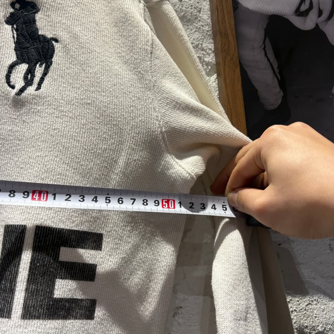 폴로 빅포니 LA HAINE 증오 커스텀 반집업 니트 상품이미지9