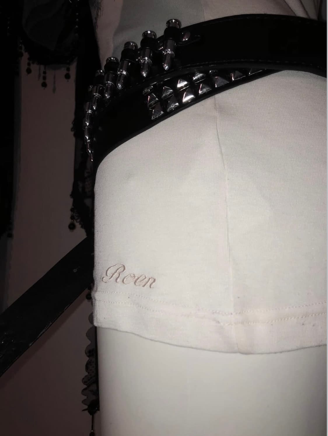 Roen 로엔 00s 해골 롱슬리브 스컬 펑크 락시크 상품이미지3