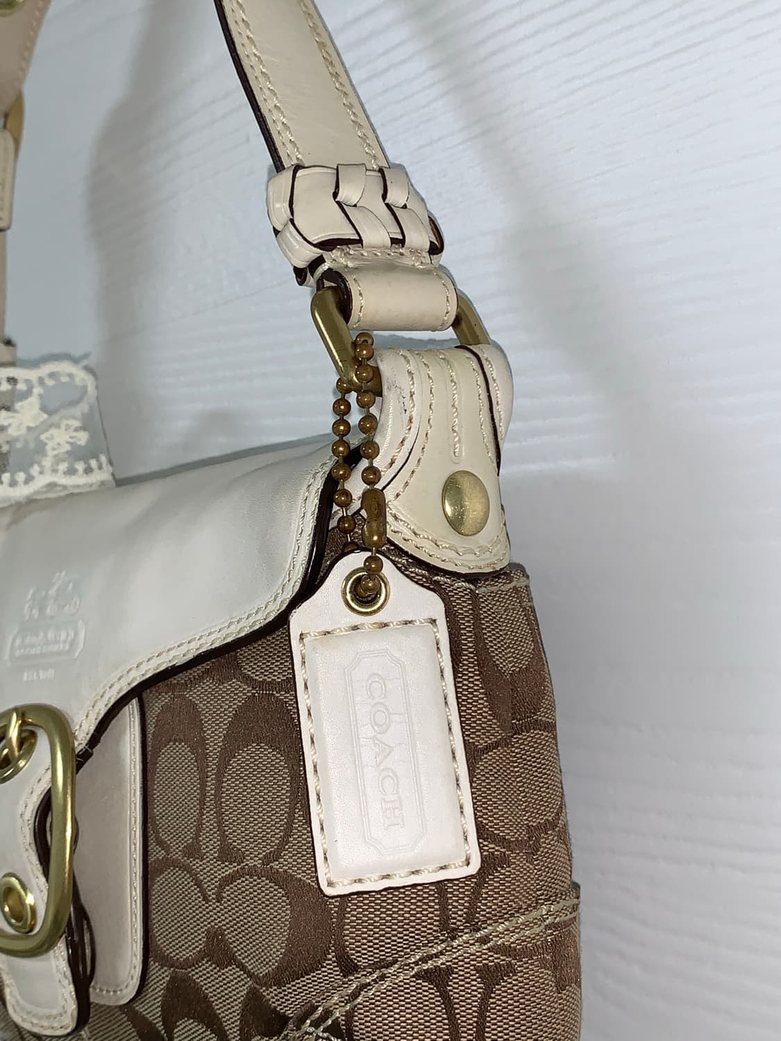 Coach y2k withe mini shoulder bag 상품이미지6