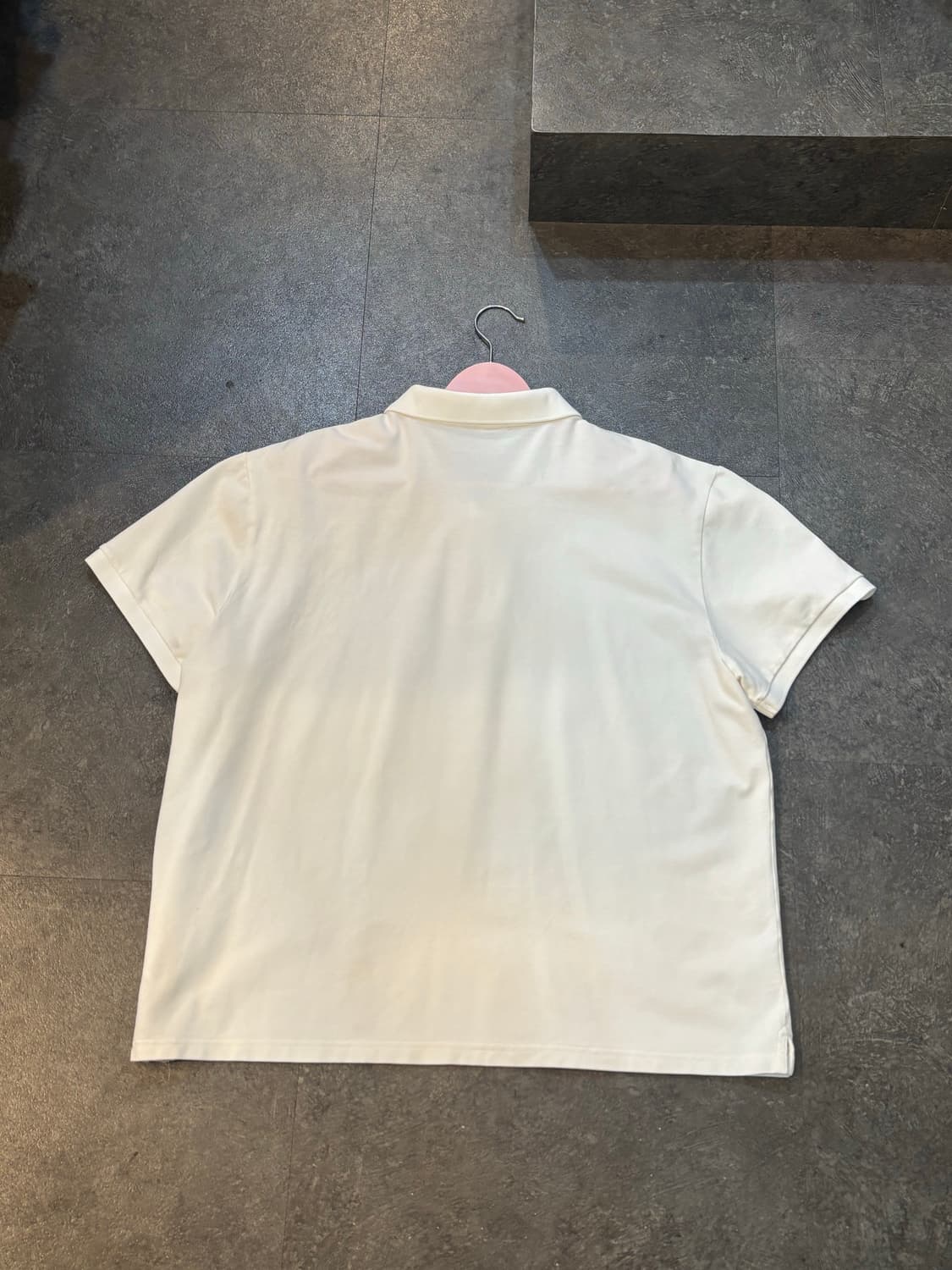 CK 캘빈클라인 반팔 PK 카라티 티셔츠 화이트 110사이즈 상품이미지3