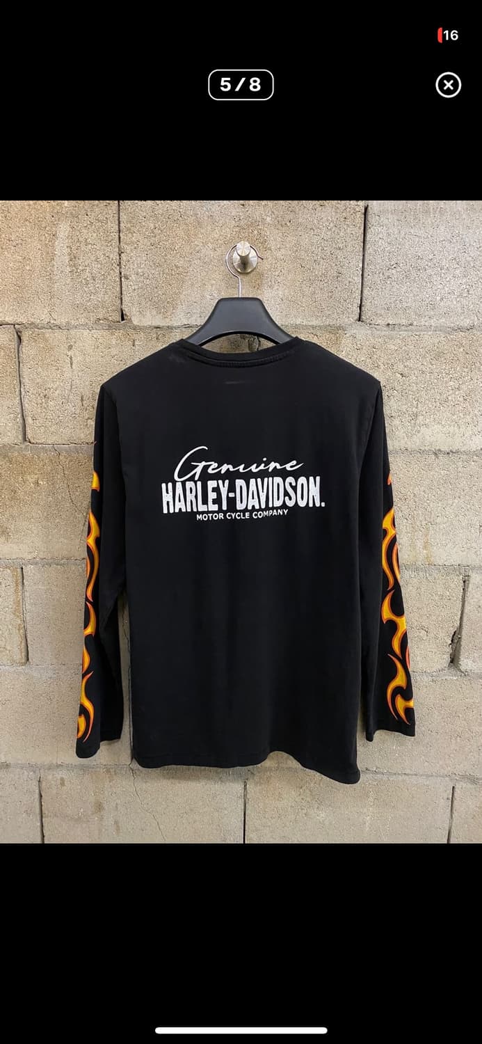 할리데이비슨 플레임 롱슬리브 상품이미지2