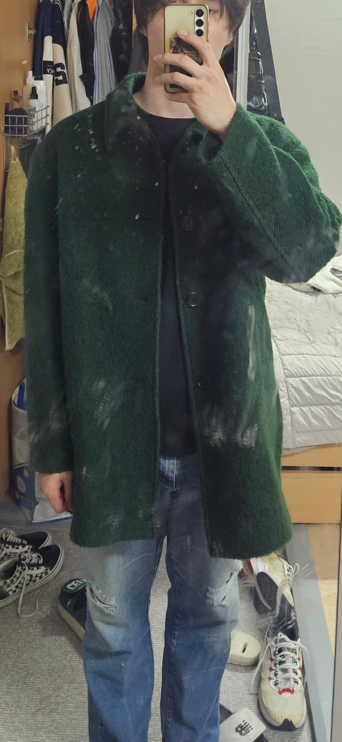 아모멘토 알파카 하프코트 판매합니다 상품이미지2