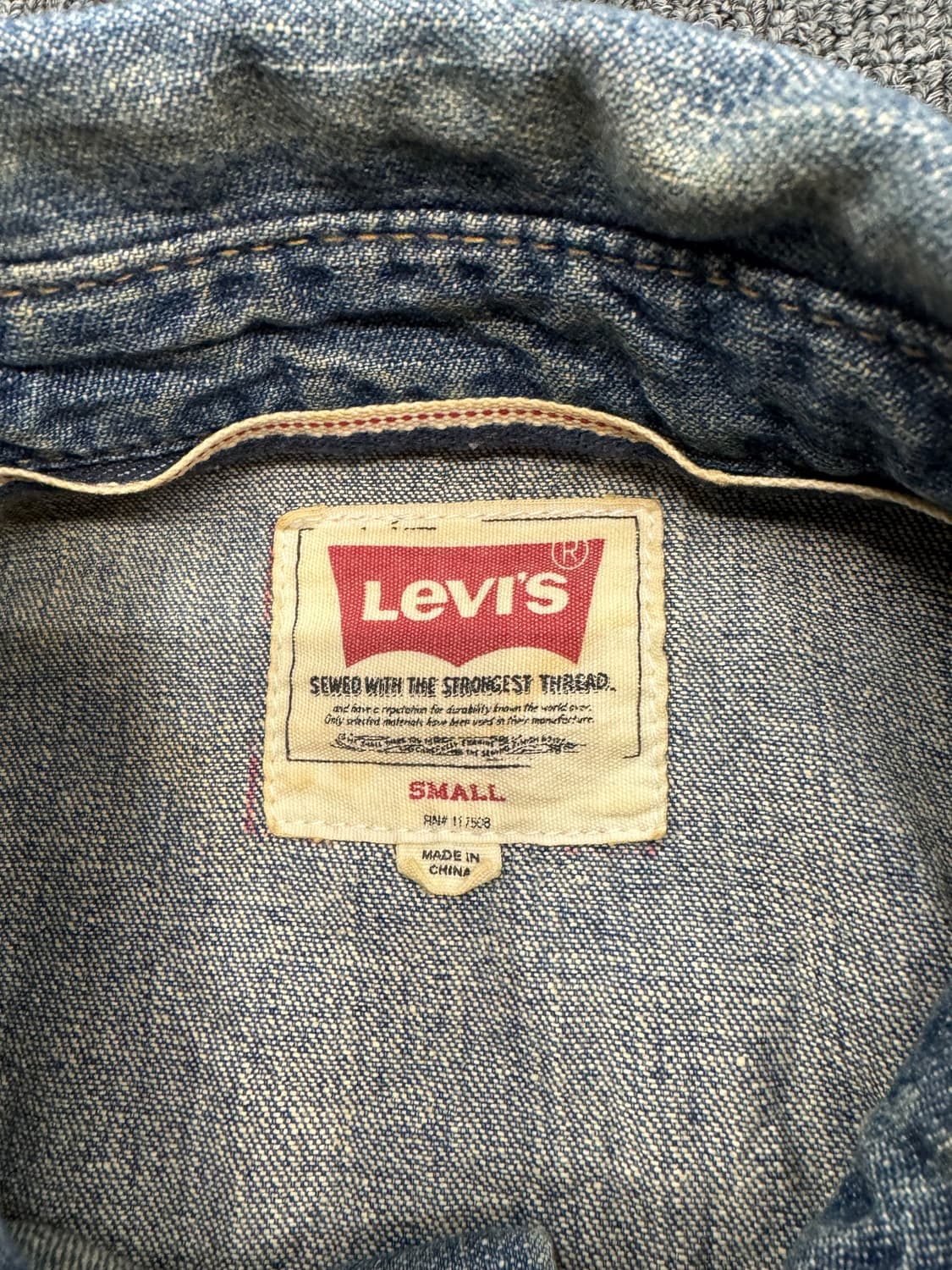 리바이스 빈티지 웨스턴 데님 셔츠 상품이미지6