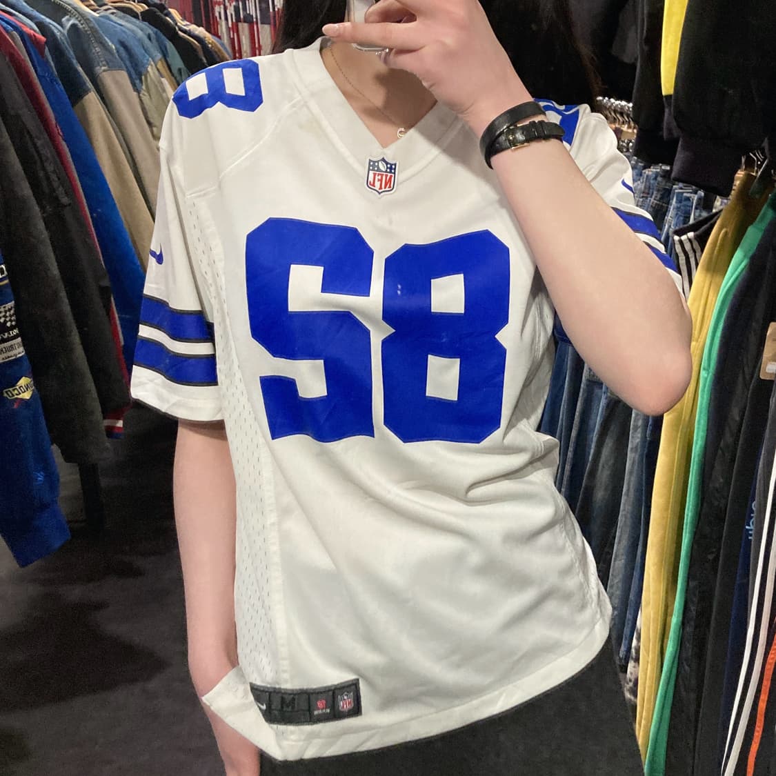 [IM] NFL x NIKE 제이슨 위튼 NO.82 화이트 반팔 져지 상품이미지1