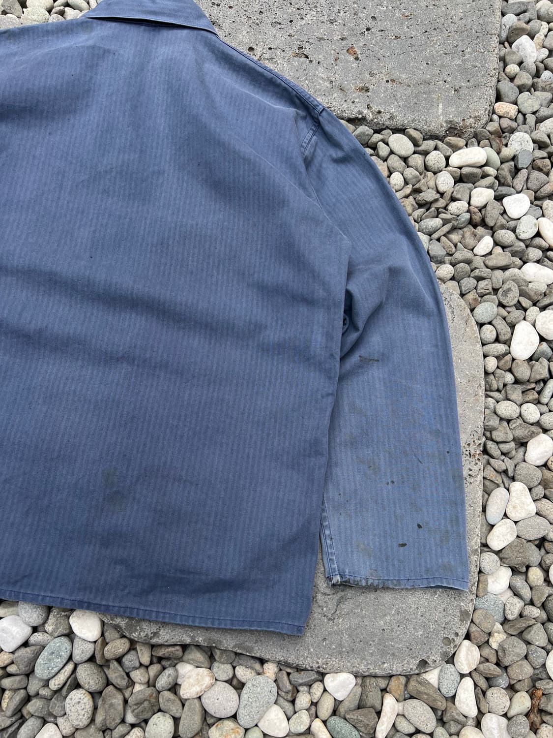 HARD FADED NAVY HBT 헤링본트윌코튼 프렌치워크자켓 상품이미지8