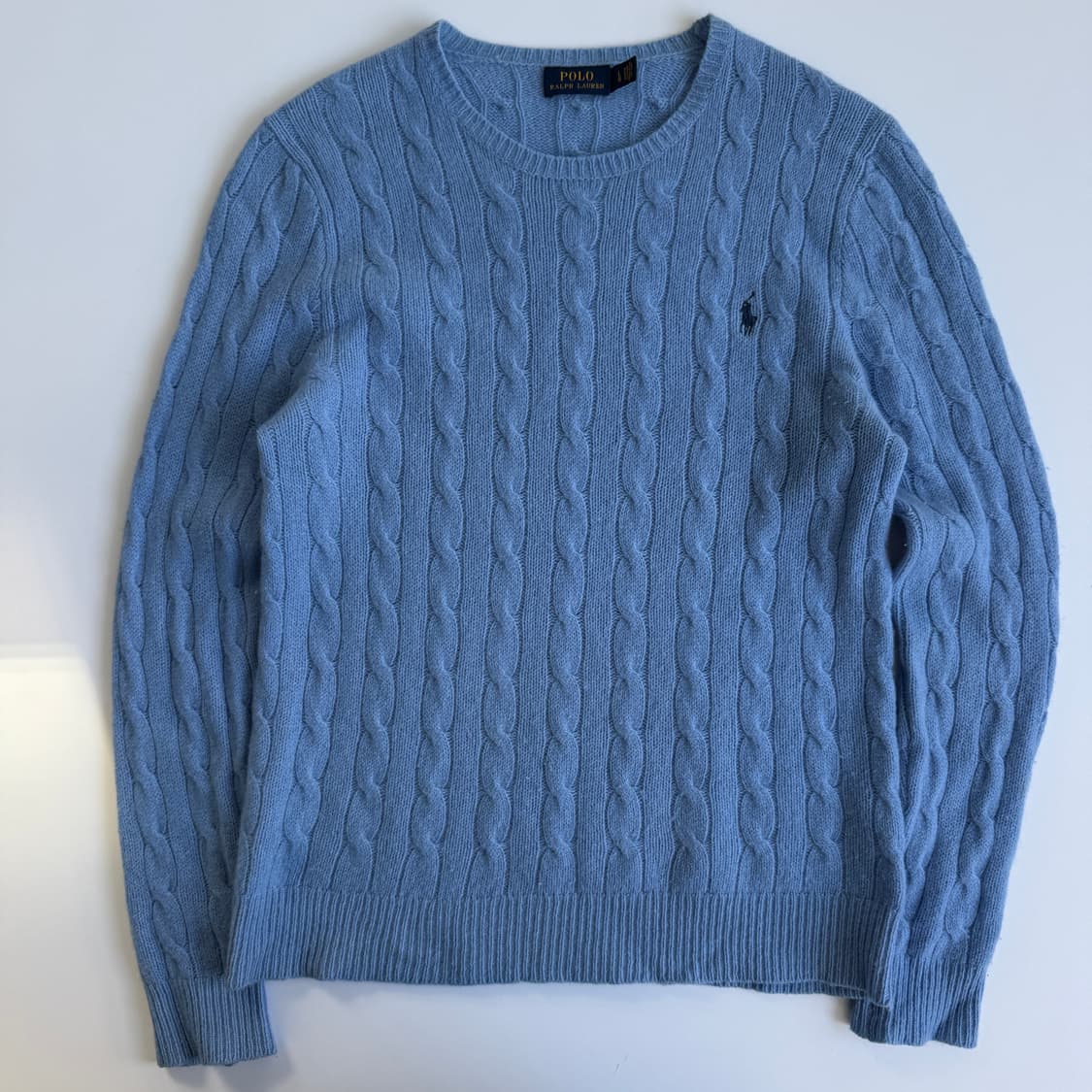 Polo 폴로 랄프로렌  우먼스 신형 라벤더 소라 케이블 니트 상품이미지2