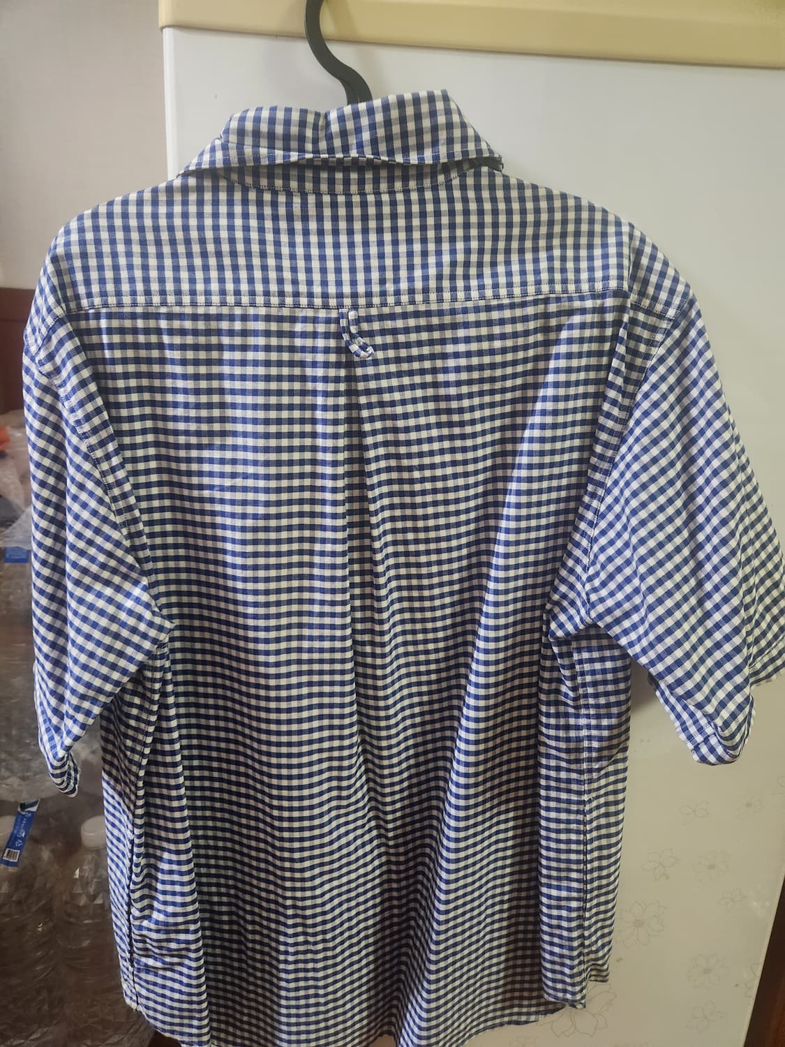 단톤 Danton 체크깅엄반팔셔츠 네이비 40사이즈 상품이미지2