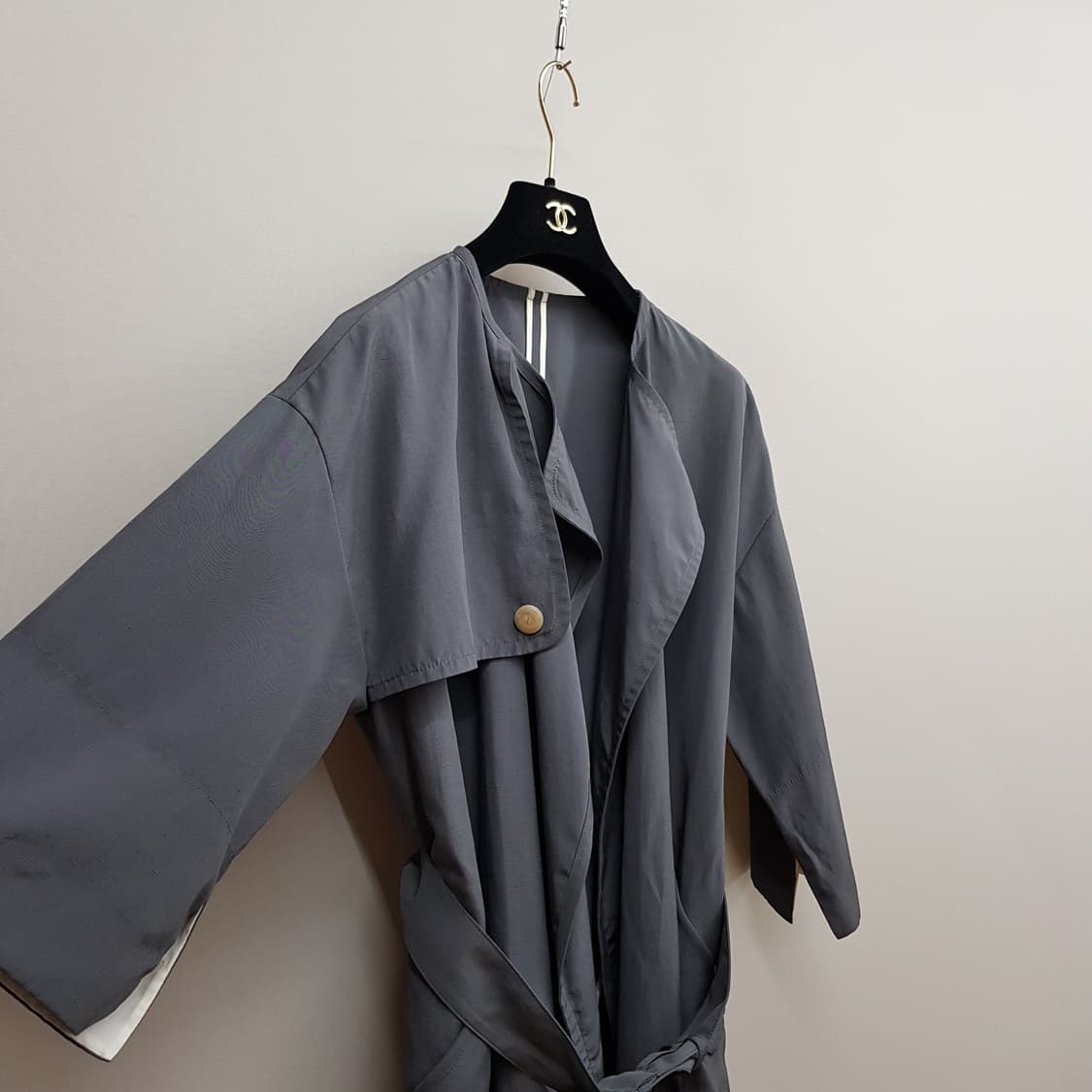 르베이지 LEBEIGE 노카라 벨티드 코트 91-97-160사이즈 상품이미지3