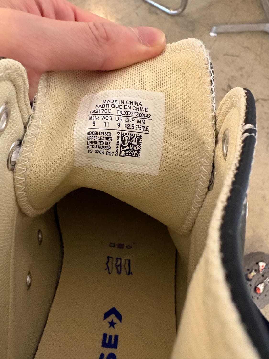 [275] 컨버스 척 올스타 하이 레더 새상품 상품이미지4