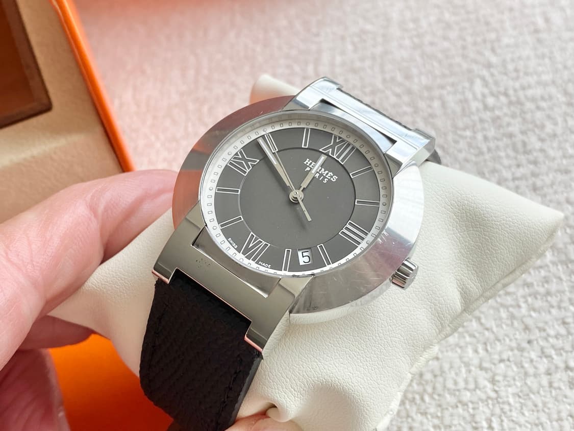에르메스 노마드 NO1.810 남성용 쿼츠 39mm 블랙 다이얼 상품이미지8