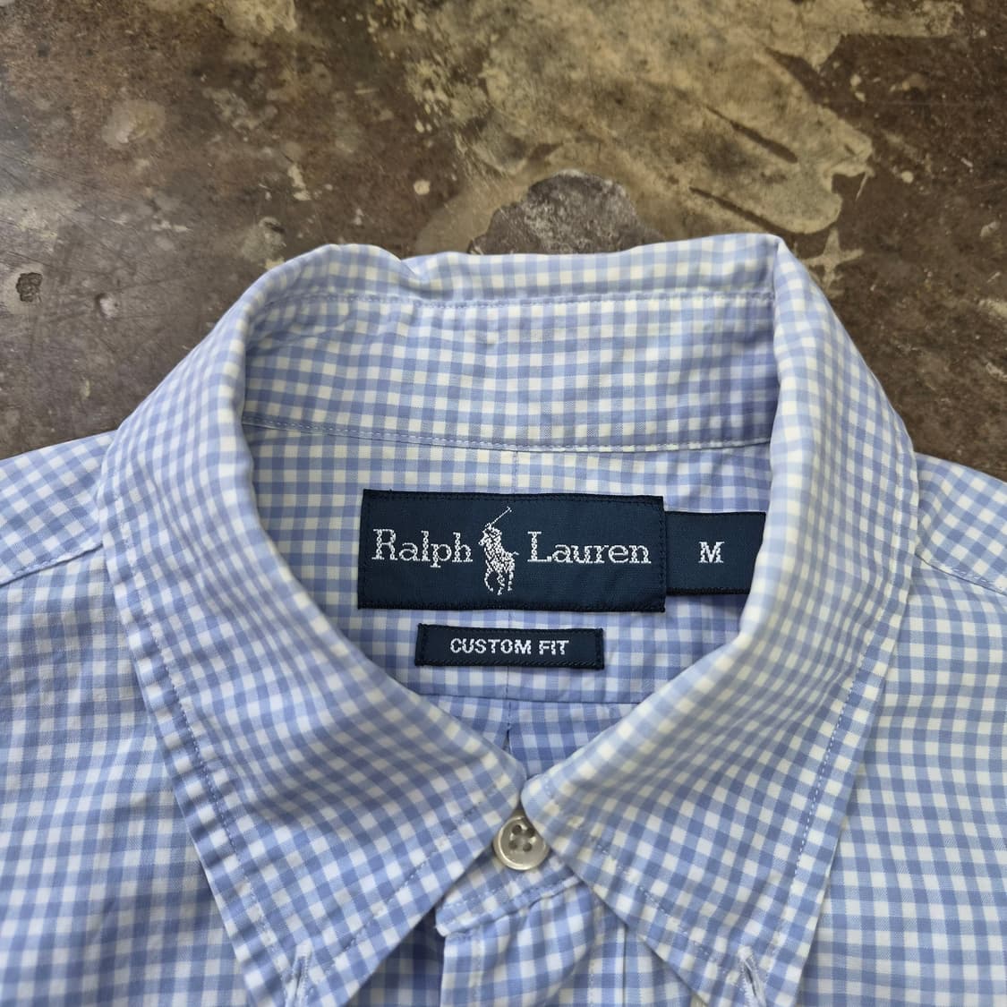 M) 폴로 랄프로렌 반팔 깅엄체크 셔츠 상품이미지4