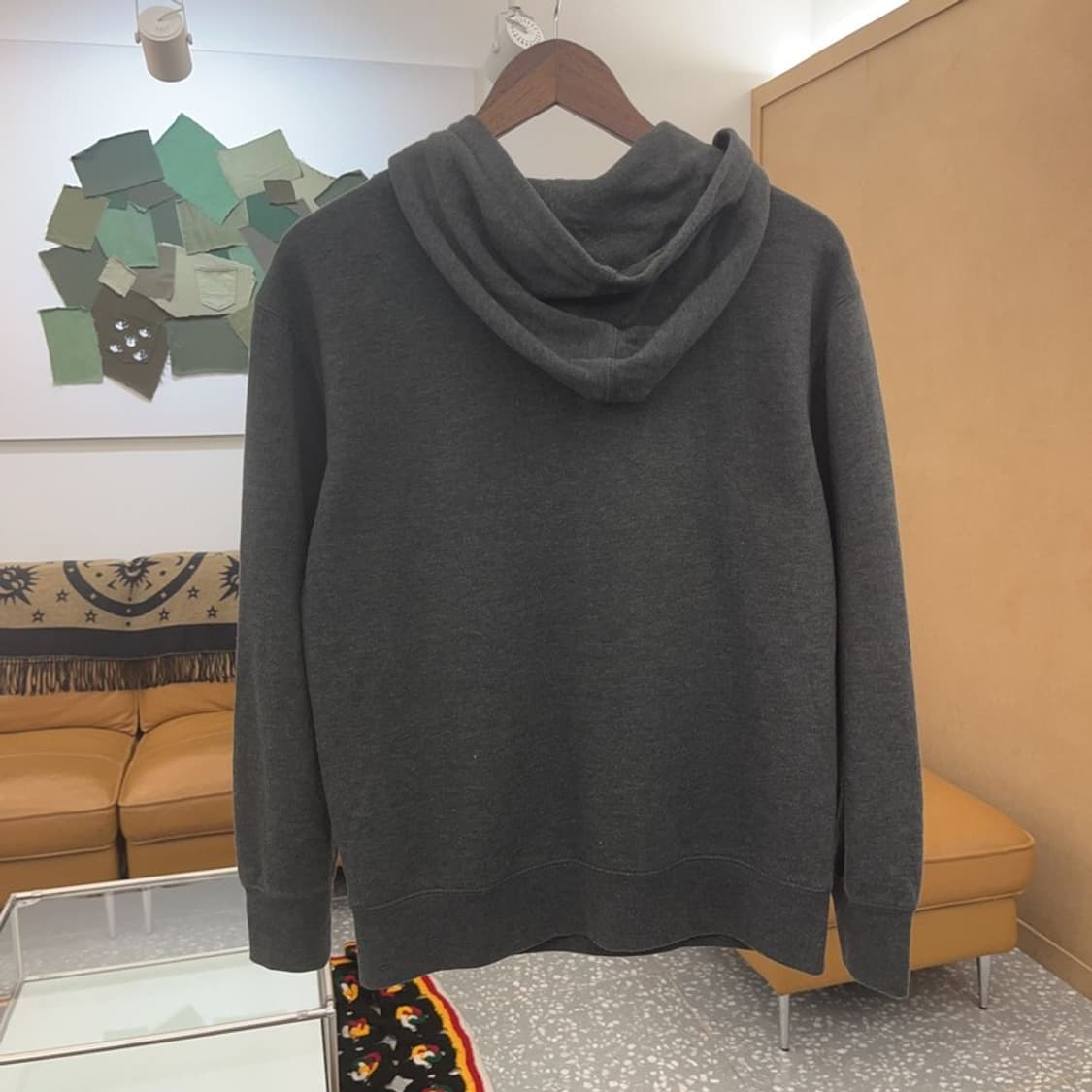 갭 GAP 빈티지 오렌지 빅로고 약기모 후드티 XXL C07118 상품이미지4