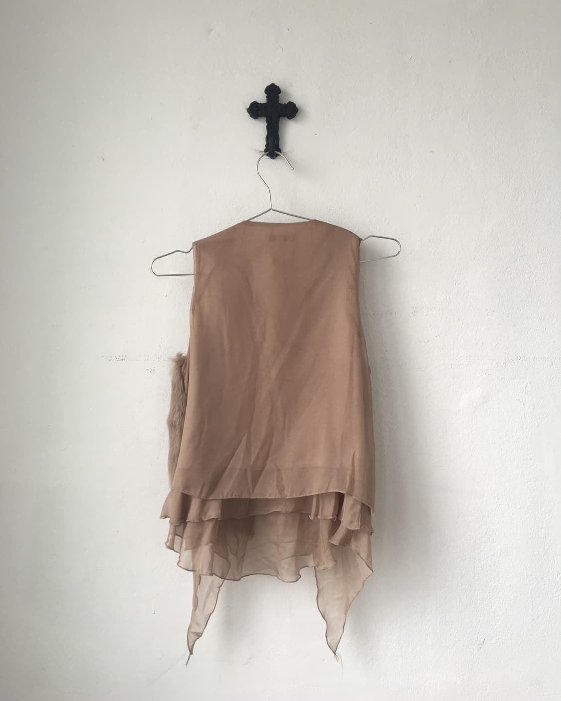 Unbalanced fairy mood fur vest 상품이미지4