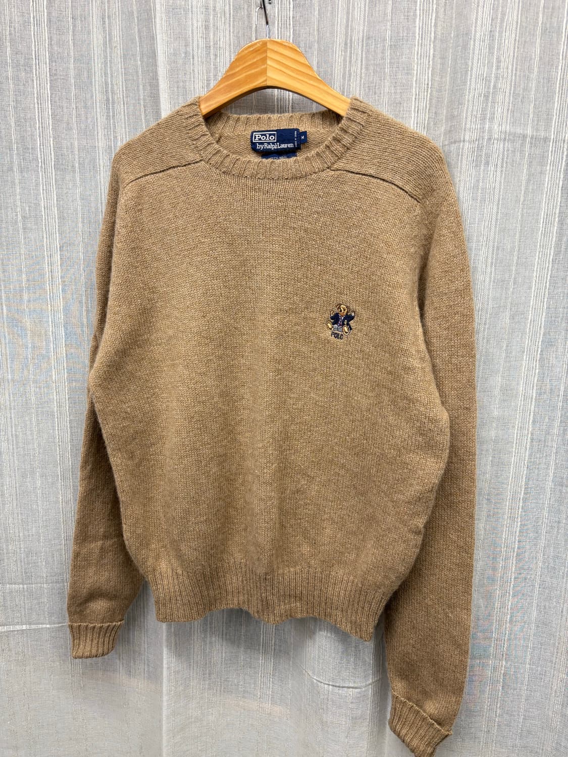 90s 폴로 랄프로렌 베어 울니트 스웨터 상품이미지3