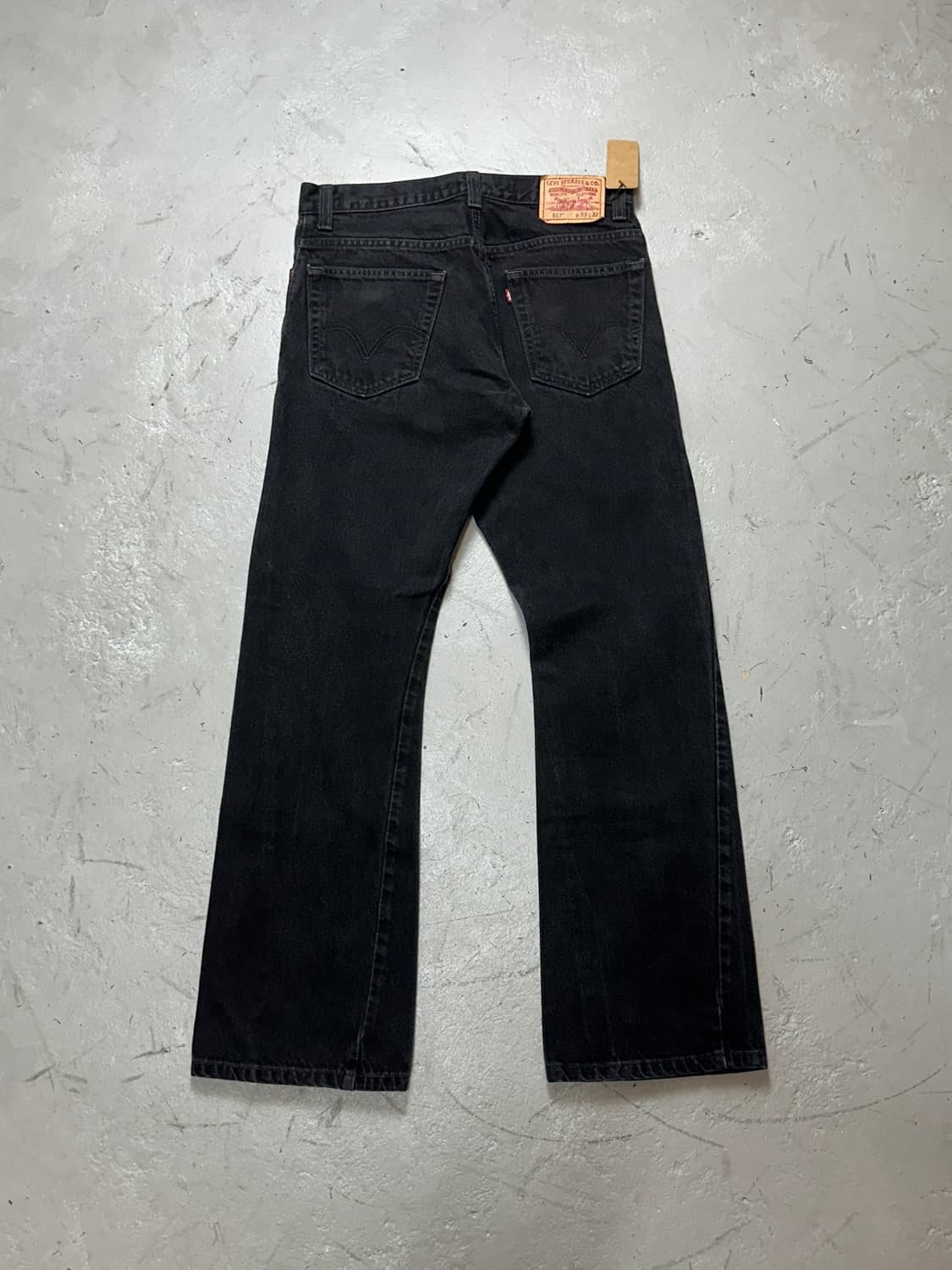 00's 리바이스 517 블랙 부츠컷 플레어진 상품이미지4