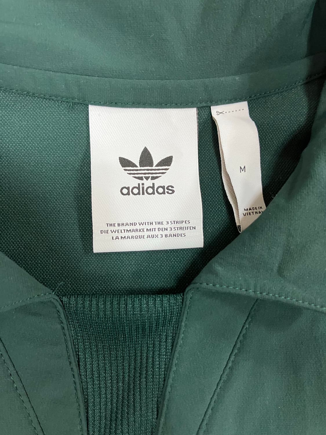 아디다스 삼선 카라티 웜업탑 M 상품이미지4