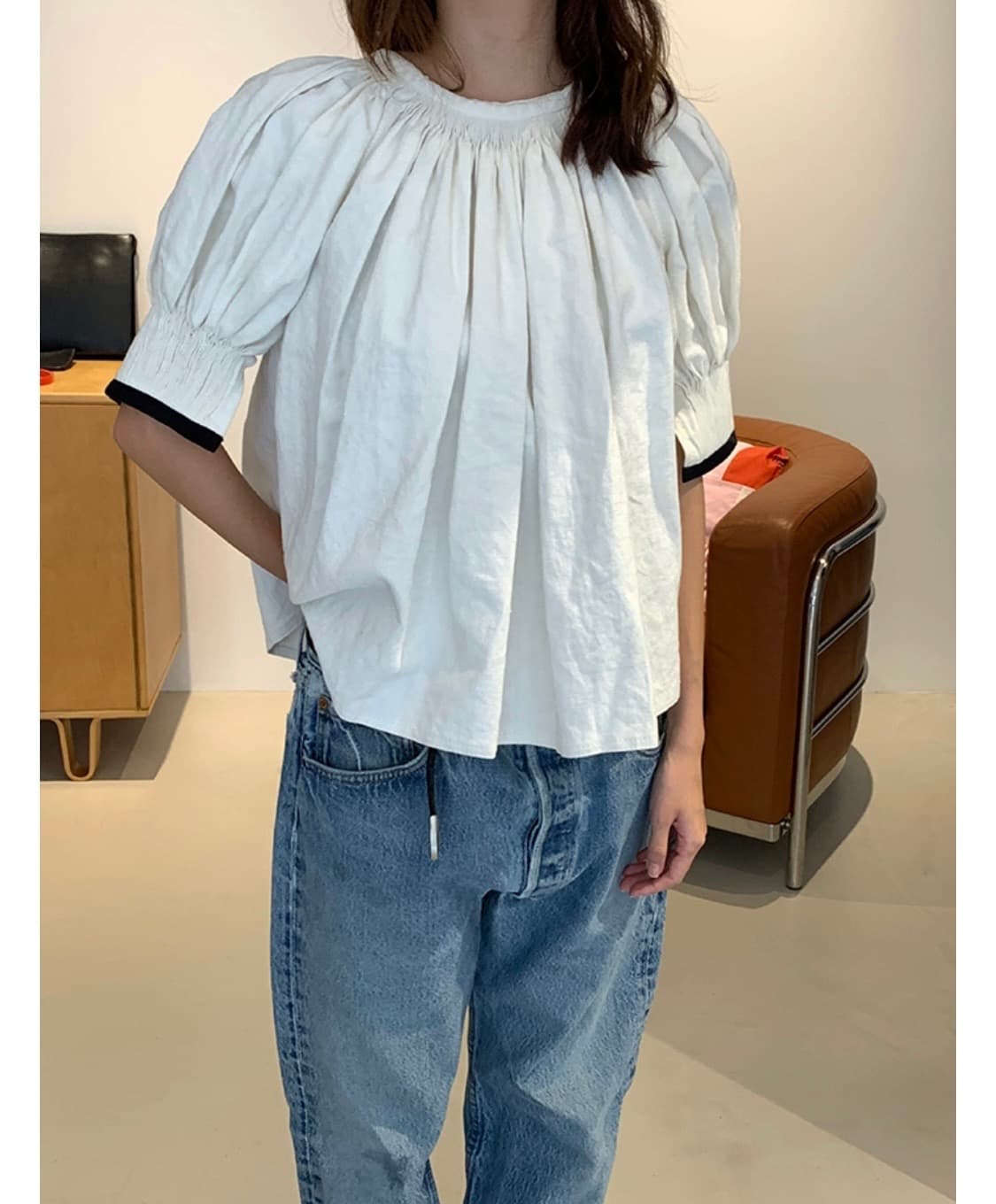 르메르 린넨 블라우스 (2017년, 레어템) 상품이미지3