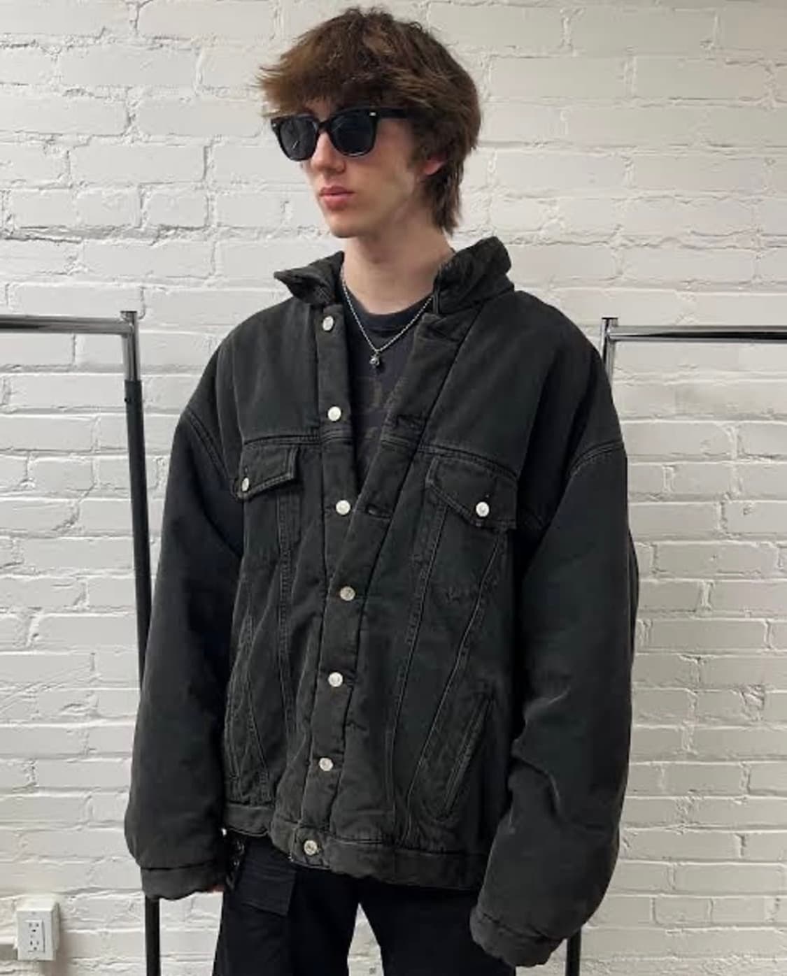 발렌시아가 데님 패딩 자켓 급처 상품이미지1