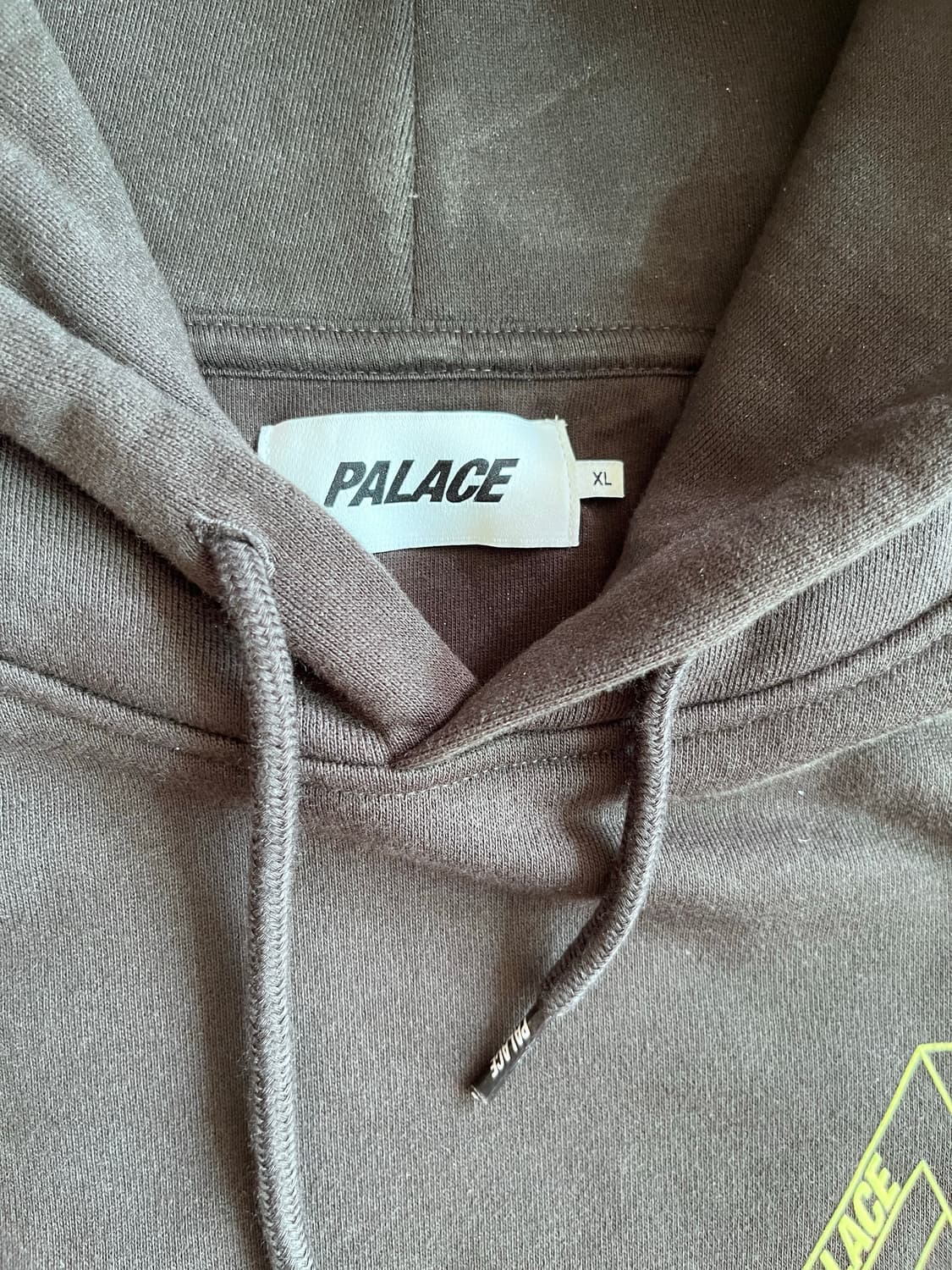 Palace Glow Tri-Ferg Hood brown XL 상품이미지4