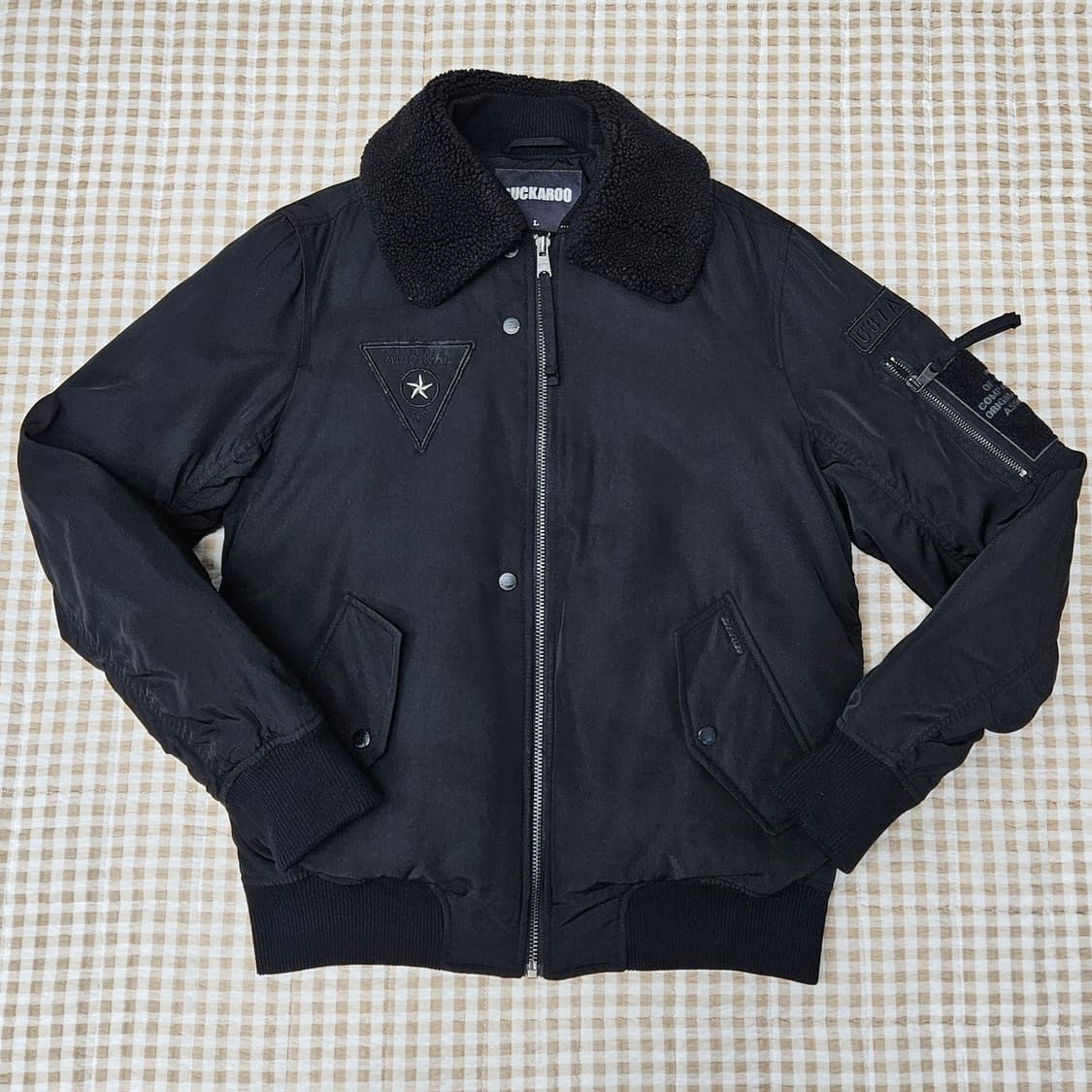 버커루 양털 패딩 항공점퍼 남자100 상품이미지2