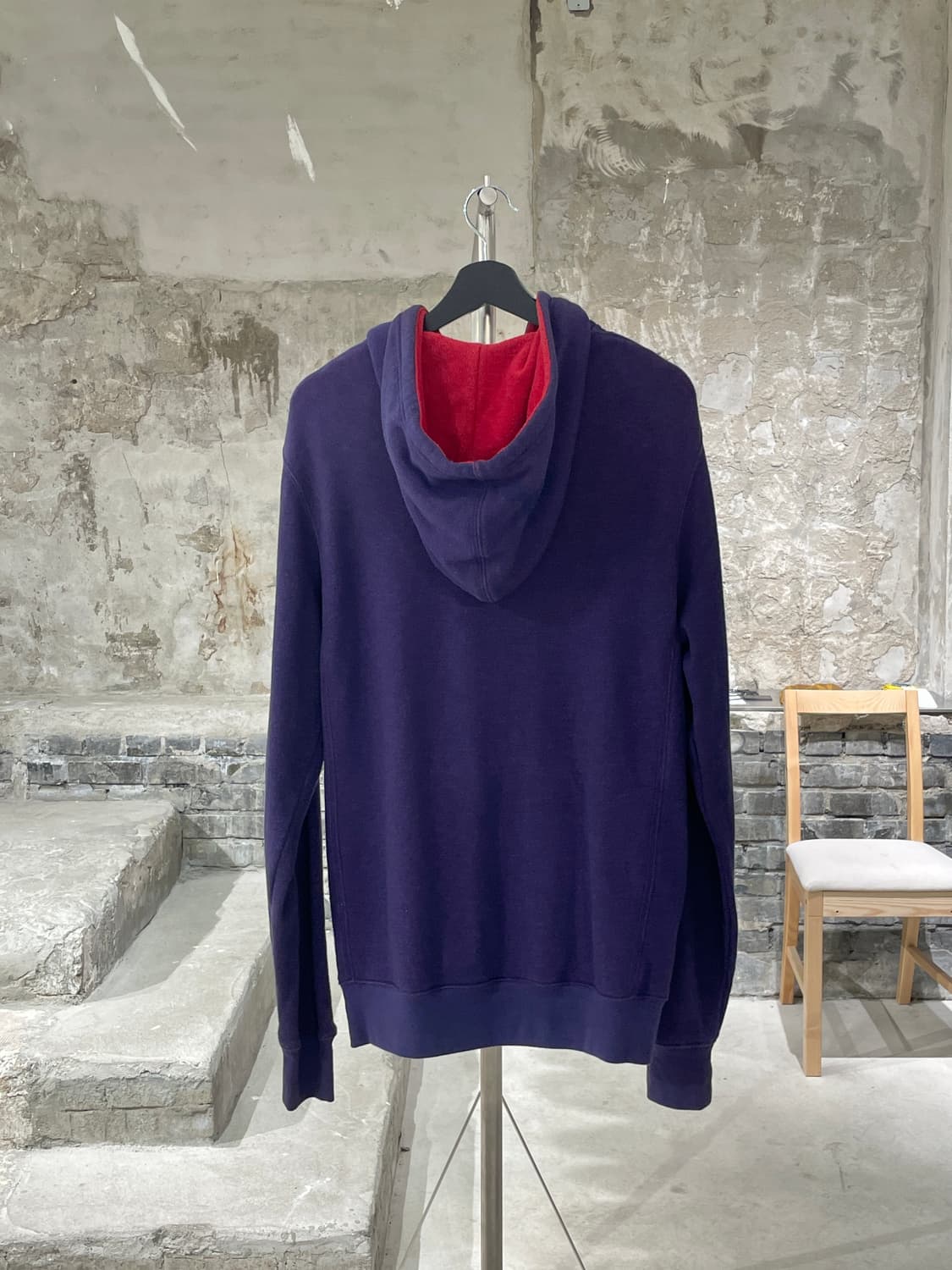 스투시 퍼플 어센틱 스펠 아웃 후디 집업 상품이미지6