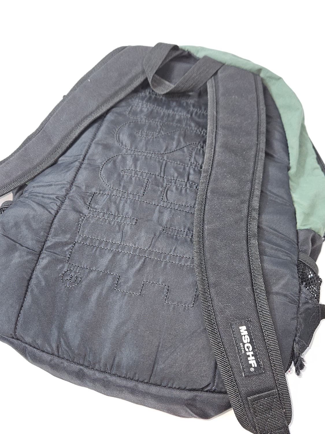 미스치프 멀티포켓 나일론 그린 백팩 상품이미지4