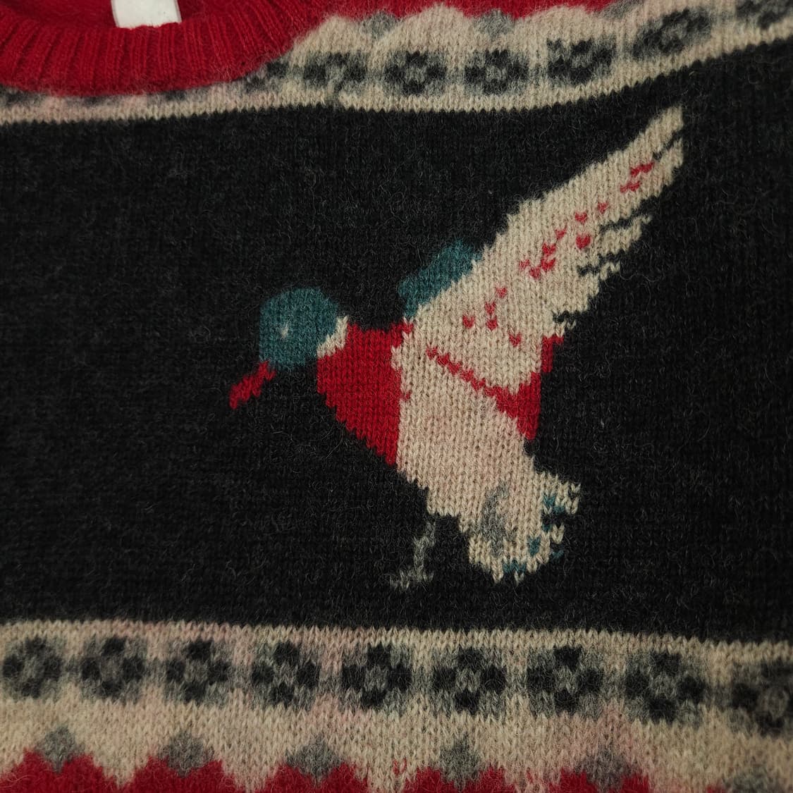 L(100)울리치 캐나다 코위찬 청둥오리 패턴 상품이미지3